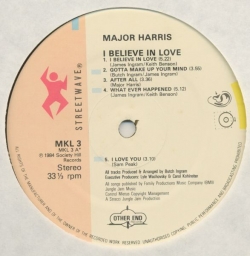 Major Harris - I Believe In Love