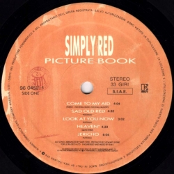 SIMPLY RED - Picture Book