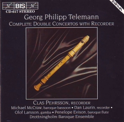 Georg Philipp Telemann - Complete Double Concertos With Recorder