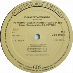 Johann Sebastian Bach - The Art Of The Fugue - Die Kunst Der Fuge - Contrapunctus 1-9, BWV 1080