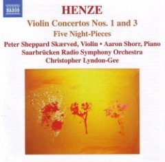 Hans Werner Henze - Violin Concertos Nos. 1 And 3 / Five Night Pieces