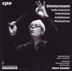 Hans Zender - Cello Concerto • Impromptu • Antiphonen • Photoptosis