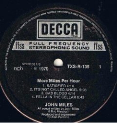 John Miles - More Miles Per Hour