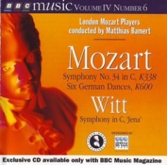 London Mozart Players - Symphony No. 34 In C, K338 / Six German Dances, K600 / Symphony In C, 