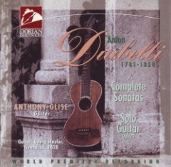 Anton Diabelli - The Complete Sonatas For Solo Guitar, Op. 29