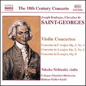 Cologne Chamber Orchestra - Violin Concertos / Concerto In C Major, Op. 5 No. 1 / Concerto In A Major, Op. 5 No. 2 / Concerto In G Major, Op. 8