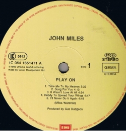 John Miles - Play On