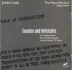 John Cage - The Piano Works 2: Sonatas And Interludes For Prepared Piano