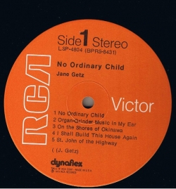 Jane Getz - No Ordinary Child