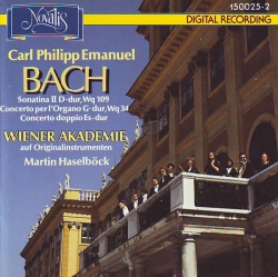 Carl Philipp Emanuel Bach - Sonatina II D-Dur, Wq 109 / Concerto Per L'Organo G-Dur, Wq 34 / Concerto Doppio Es-Dur