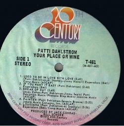 Patti Dahlstrom - Your Place Or Mine