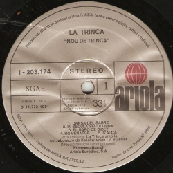 La Trinca - Nou De Trinca