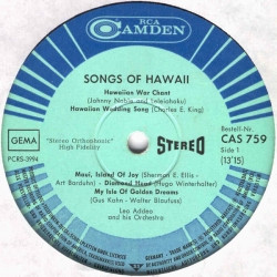 Leo Addeo and His Orchestra - Songs Of Hawaii