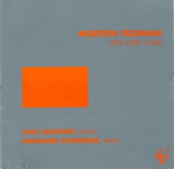 Marianne Schroeder - For John Cage
