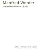 Manfred Werder - Ein(e) Ausführende(r) Seiten 218 - 226