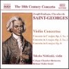 Joseph Boulogne, Chevalier De Saint-Georges - Violin Concertos / Concerto In C Major, Op. 5 No. 1 / Concerto In A Major, Op. 5 No. 2 / Concerto In G Major, Op. 8 (2001)